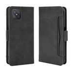 Multiple Card Slots Leather Shell Wallet Cell Phone Cover for OPPO A92s/Reno4 Z 5G with Multi-Angle Stand