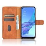 Silkeslent Läderfodral med Plånbok för OPPO A53 (2020)/A32 (2020)