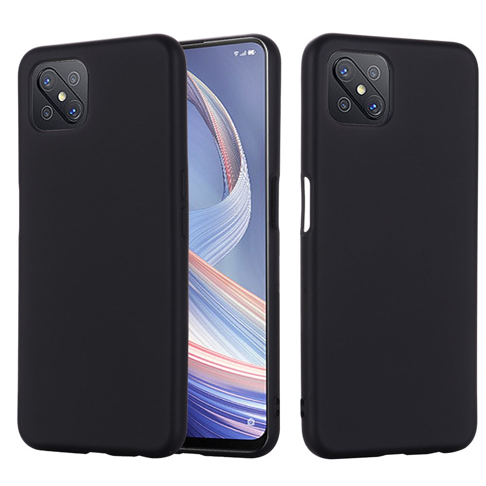 Liquid Silicone Cell Phone Cover with Strap for OPPO A92s