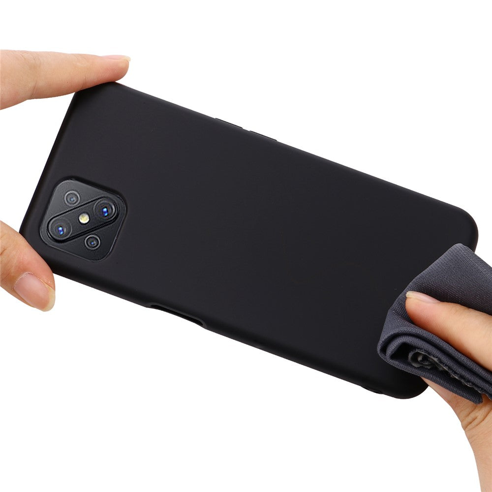 Liquid Silicone Cell Phone Cover with Strap for OPPO A92s