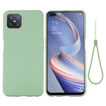 Liquid Silicone Cell Phone Cover with Strap for OPPO A92s
