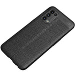 Blødt TPU-mobilcover med stødpuder i alle fire hjørner og litchi-tekstur til OPPO Reno 5 5G/Reno5 4G/Reno5 K/Find X3 Lite
