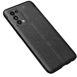 Blødt TPU-mobilcover med stødpuder i alle fire hjørner og litchi-tekstur til OPPO Reno 5 5G/Reno5 4G/Reno5 K/Find X3 Lite