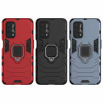 Cool Guard PC + TPU Hybrid Phone Cover with Kickstand for Oppo A93 5G