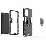 Cool Guard PC + TPU Hybrid Phone Cover with Kickstand for Oppo A93 5G