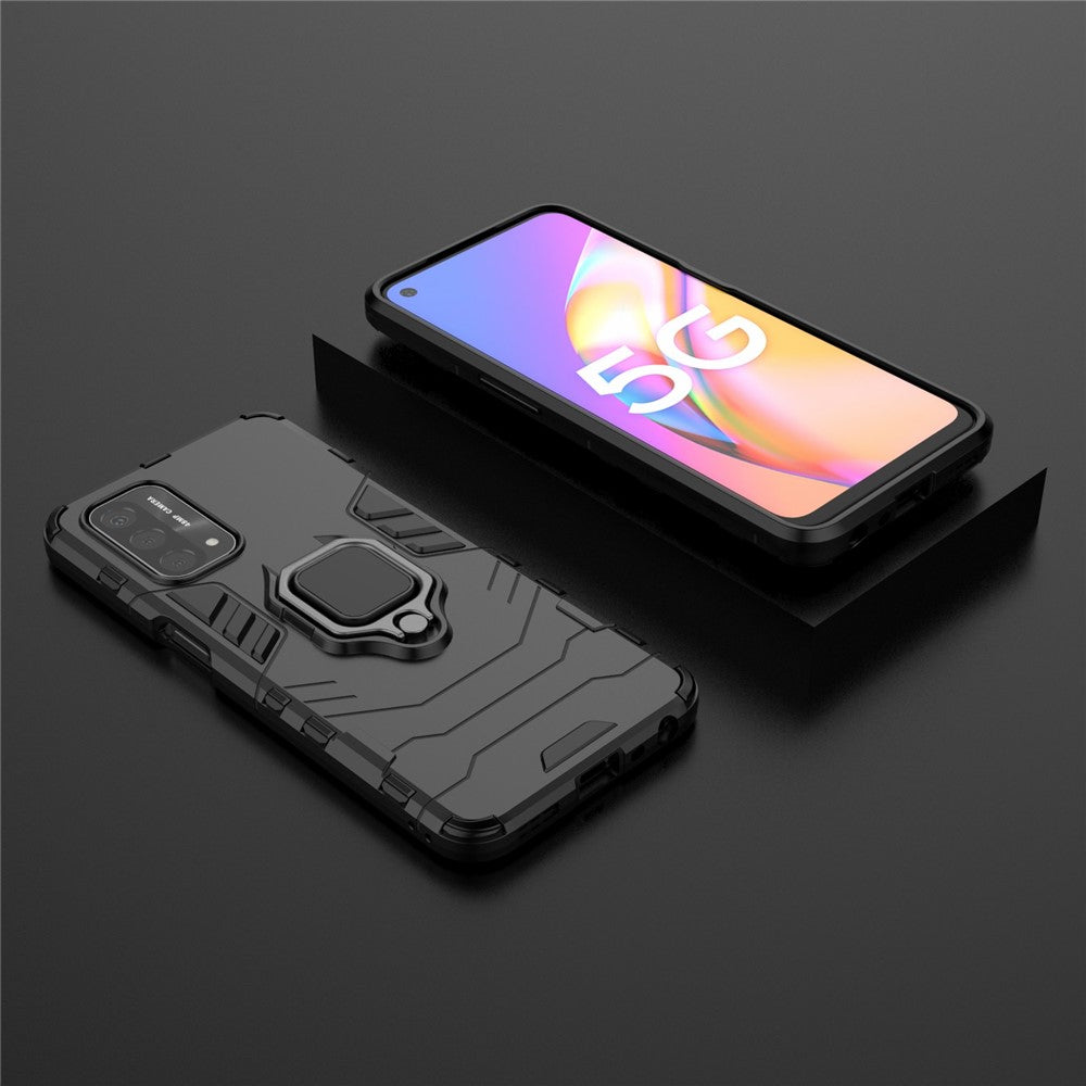 Cool Guard PC + TPU Hybrid Telefoncover med Stander til Oppo A93 5G