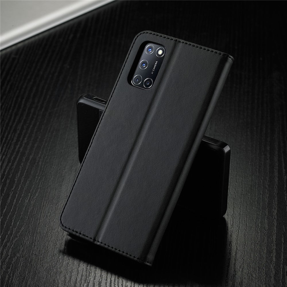 LC.IMEEKE Wallet Stand Leather Shell Phone Cover Case for OPPO A52 / A72 / A92