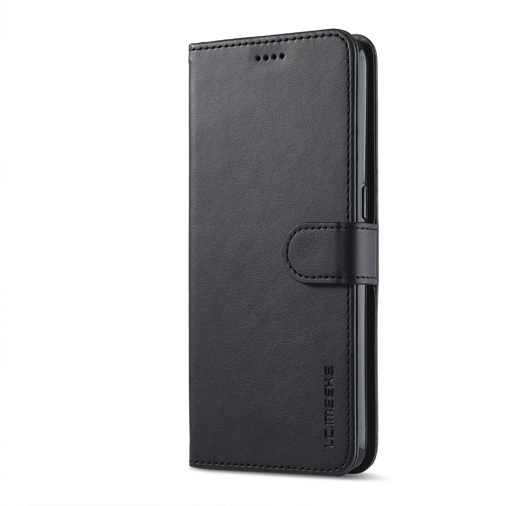 LC.IMEEKE Wallet Stand Leather Shell Cell Phone Cover Case for Oppo A32 (2020) / A33 (2020) / A53 (2020) / A53s