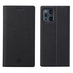 VILI DMX Series Card Holder Design Leather Stand Phone Cover Case for Oppo Find X3 Pro