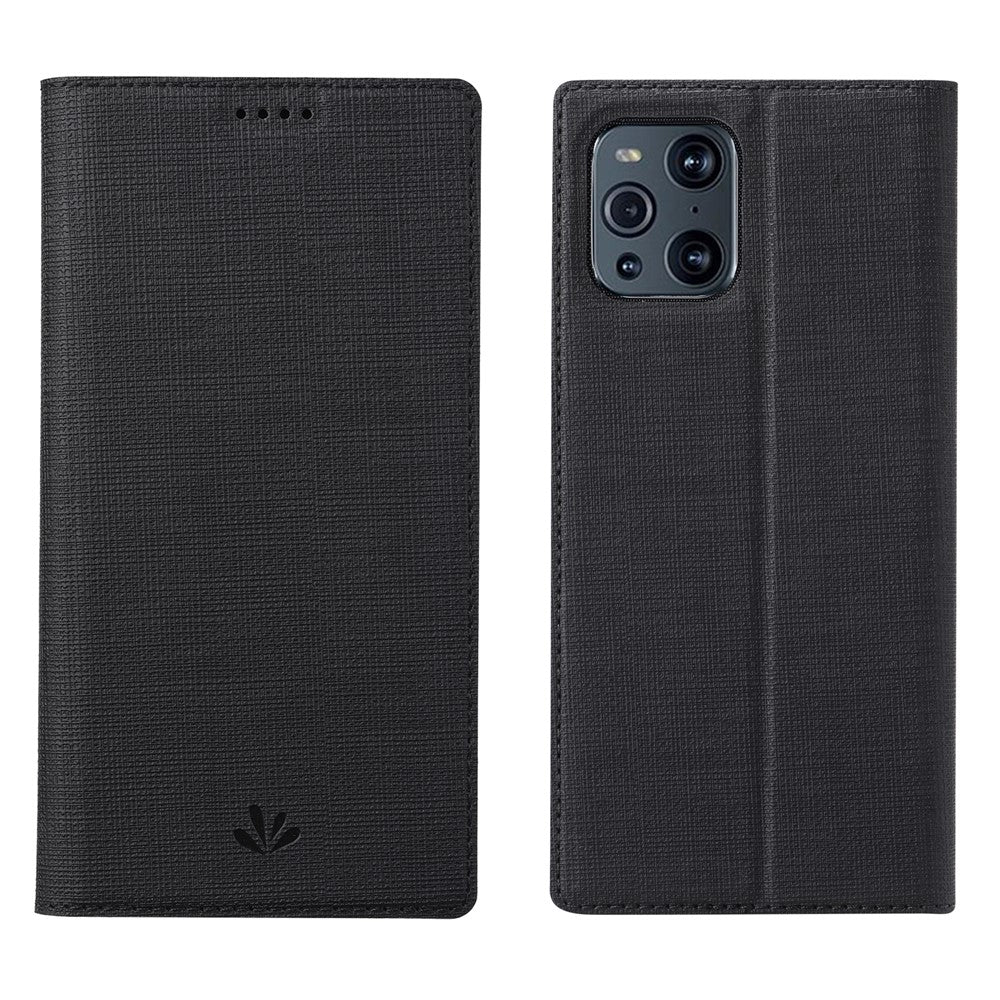 VILI DMX Series Card Holder Design Leather Stand Phone Cover Case for Oppo Find X3 Pro