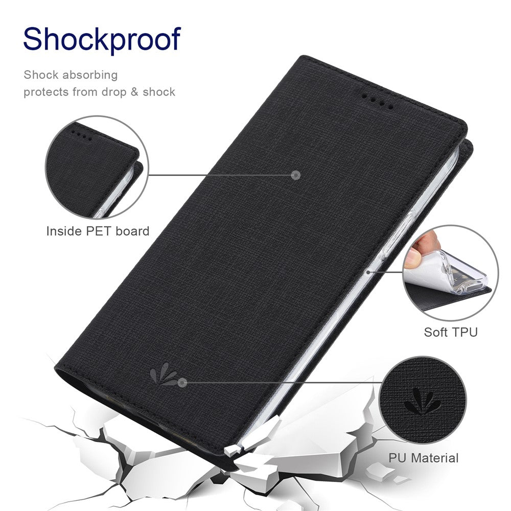VILI DMX Series Card Holder Design Leather Stand Phone Cover Case for Oppo Find X3 Pro