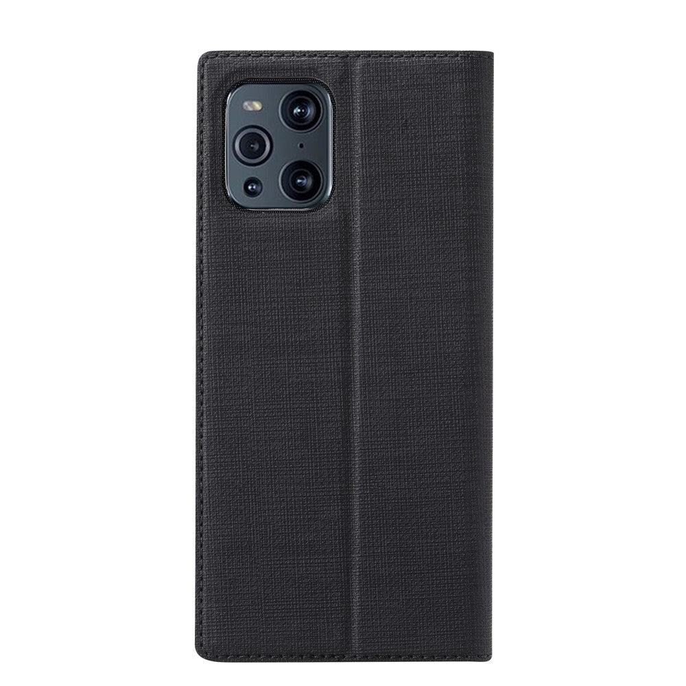 VILI DMX Series Card Holder Design Leather Stand Phone Cover Case for Oppo Find X3 Pro