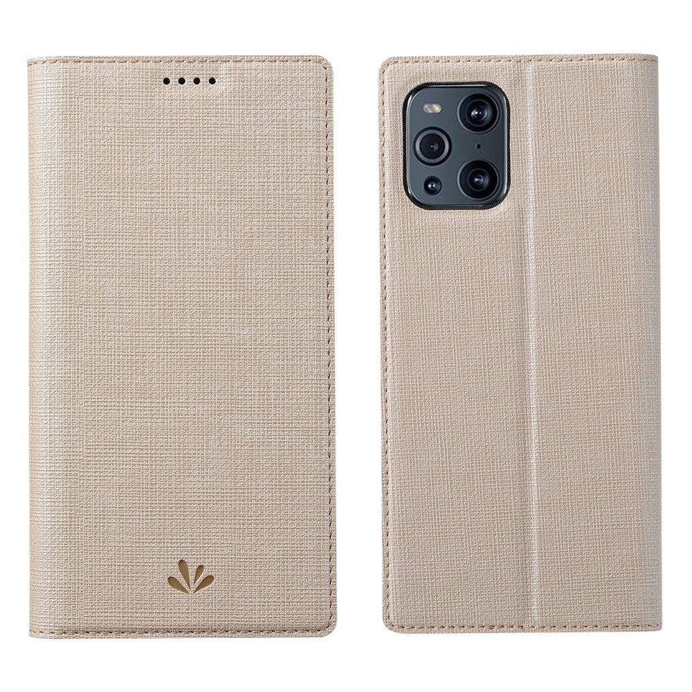 VILI DMX Series Card Holder Design Leather Stand Phone Cover Case for Oppo Find X3 Pro