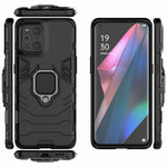 Cool Guard PC + TPU Combo Kickstand Hybrid Telefon Cover Etui til Oppo Find X3/X3 Pro
