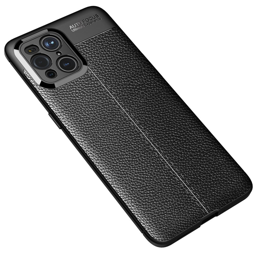 Litchi Texture Soft TPU Phone Case Protective Cover for Oppo Find X3 / X3 Pro