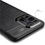 Litchi Texture Soft TPU Phone Case Protective Cover for Oppo Find X3 / X3 Pro