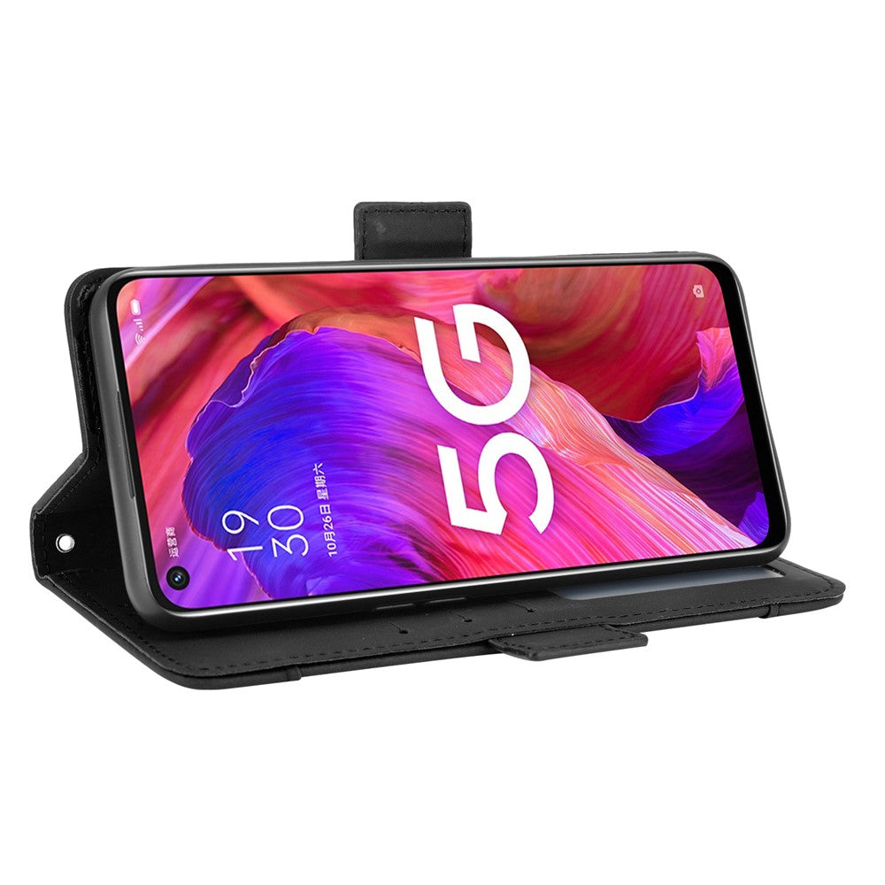 Leather Wallet Protective Case with Multiple Card Slots for Oppo A93 5G / A74 5G / A54 5G