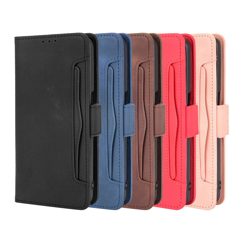Leather Wallet Protective Case with Multiple Card Slots for Oppo A93 5G / A74 5G / A54 5G
