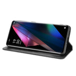 Magnetic Vintage Style Phone Case Wallet Stand Leather Cover for Oppo Find X3 / X3 Pro