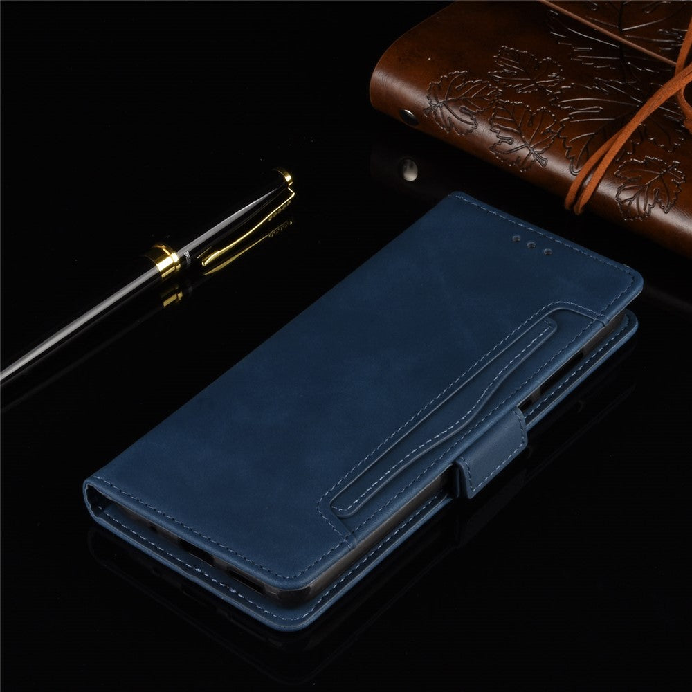 Leather Wallet Protective Case with Multiple Card Slots for Oppo Find X3 Pro / Oppo Find X3