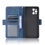 Leather Wallet Protective Case with Multiple Card Slots for Oppo Find X3 Pro / Oppo Find X3