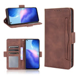 Leather Wallet Protective Case with Multiple Card Slots for Oppo Reno5 4G / Reno5 K / Reno5 5G / Find X3 Lite Stand Function Phone Cover