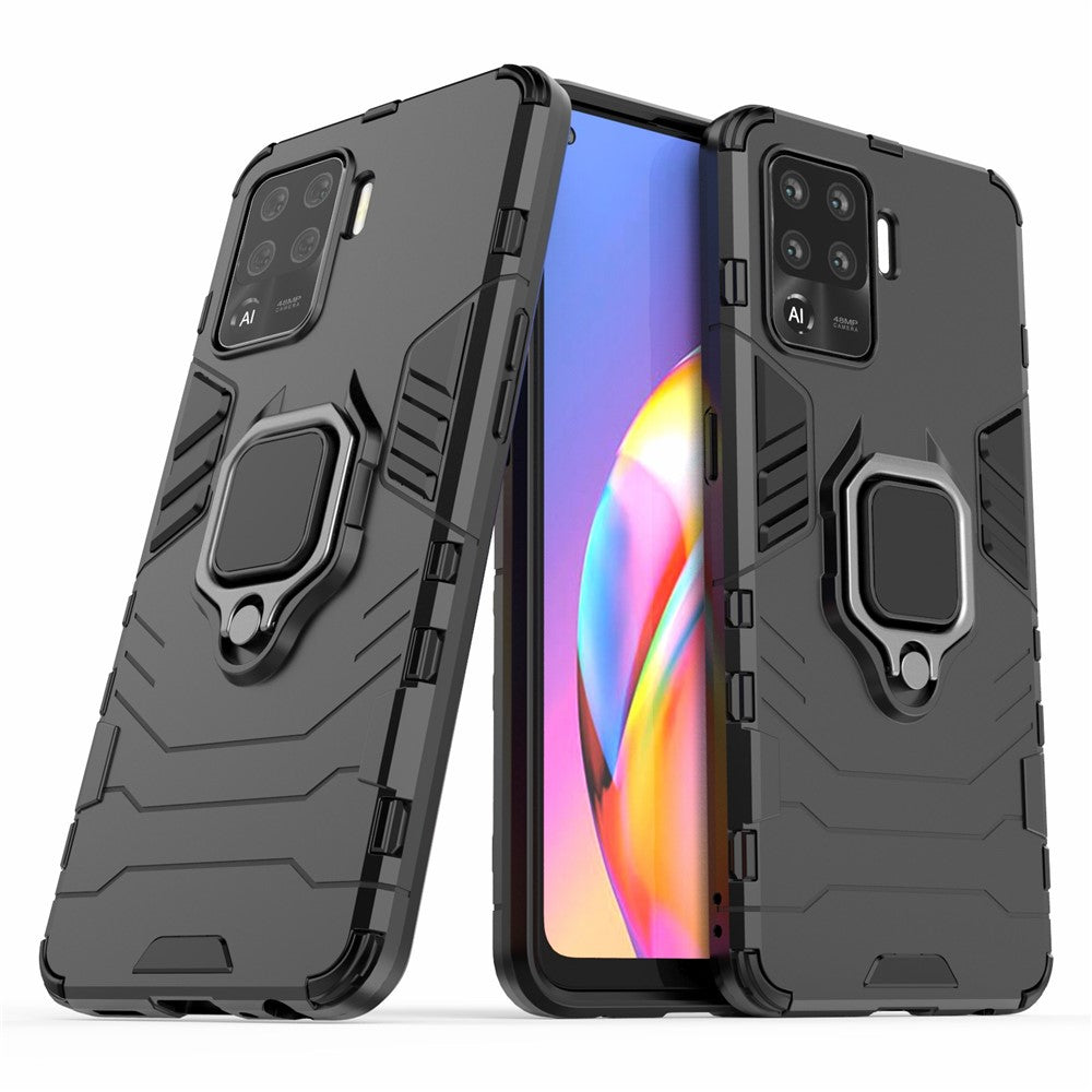 2-in-1 Kickstand PC + TPU Mobile Phone Cover for Oppo A94/F19 Pro
