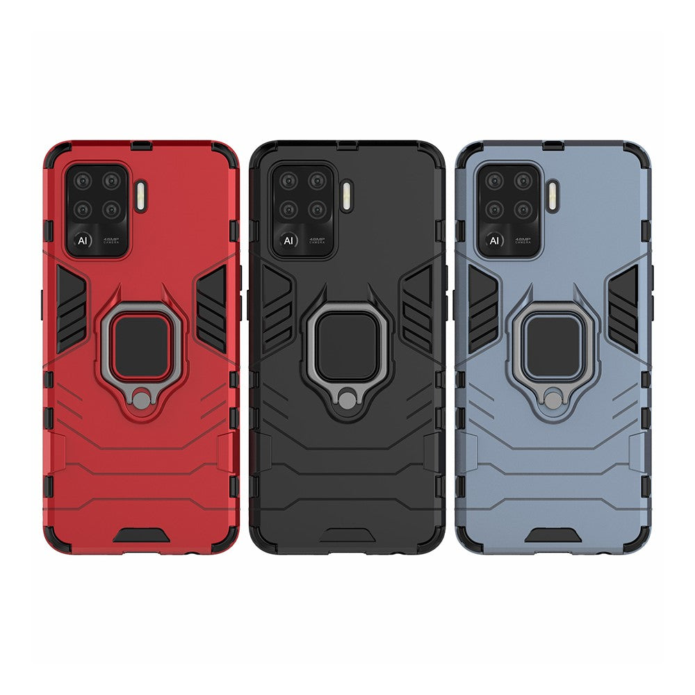 2-in-1 Kickstand PC + TPU Mobile Phone Cover for Oppo A94/F19 Pro