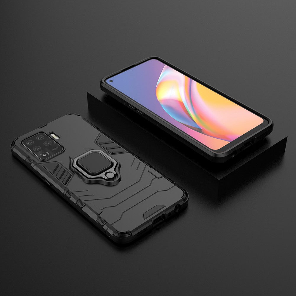 2-in-1 Kickstand PC + TPU Mobile Phone Cover for Oppo A94/F19 Pro