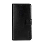 IDEWEI Folio Flip Crazy Horse Texture Leather Mobile Casing with Wallet Stand for Oppo Find X3 Neo
