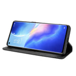 Vintage Style PU Leather Wallet Case for OPPO Reno5 Pro Plus/Find X3 Neo