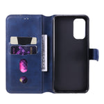 Fuldt beskyttende læderetui med pungdesign og foldbart cover til Oppo Reno5 K/Reno5 4G/Reno5 5G/Find X3 Lite