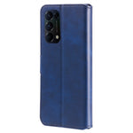 Fuldt beskyttende læderetui med pungdesign og foldbart cover til Oppo Reno5 K/Reno5 4G/Reno5 5G/Find X3 Lite