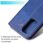 Fuldt beskyttende læderetui med pungdesign og foldbart cover til Oppo Reno5 K/Reno5 4G/Reno5 5G/Find X3 Lite