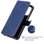 Fuldt beskyttende læderetui med pungdesign og foldbart cover til Oppo Reno5 K/Reno5 4G/Reno5 5G/Find X3 Lite
