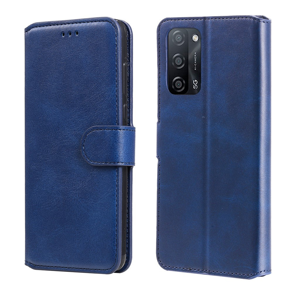 Wallet Stand Flip Leather Phone Case for Oppo A54 4G/A55 5G/Realme V11 5G