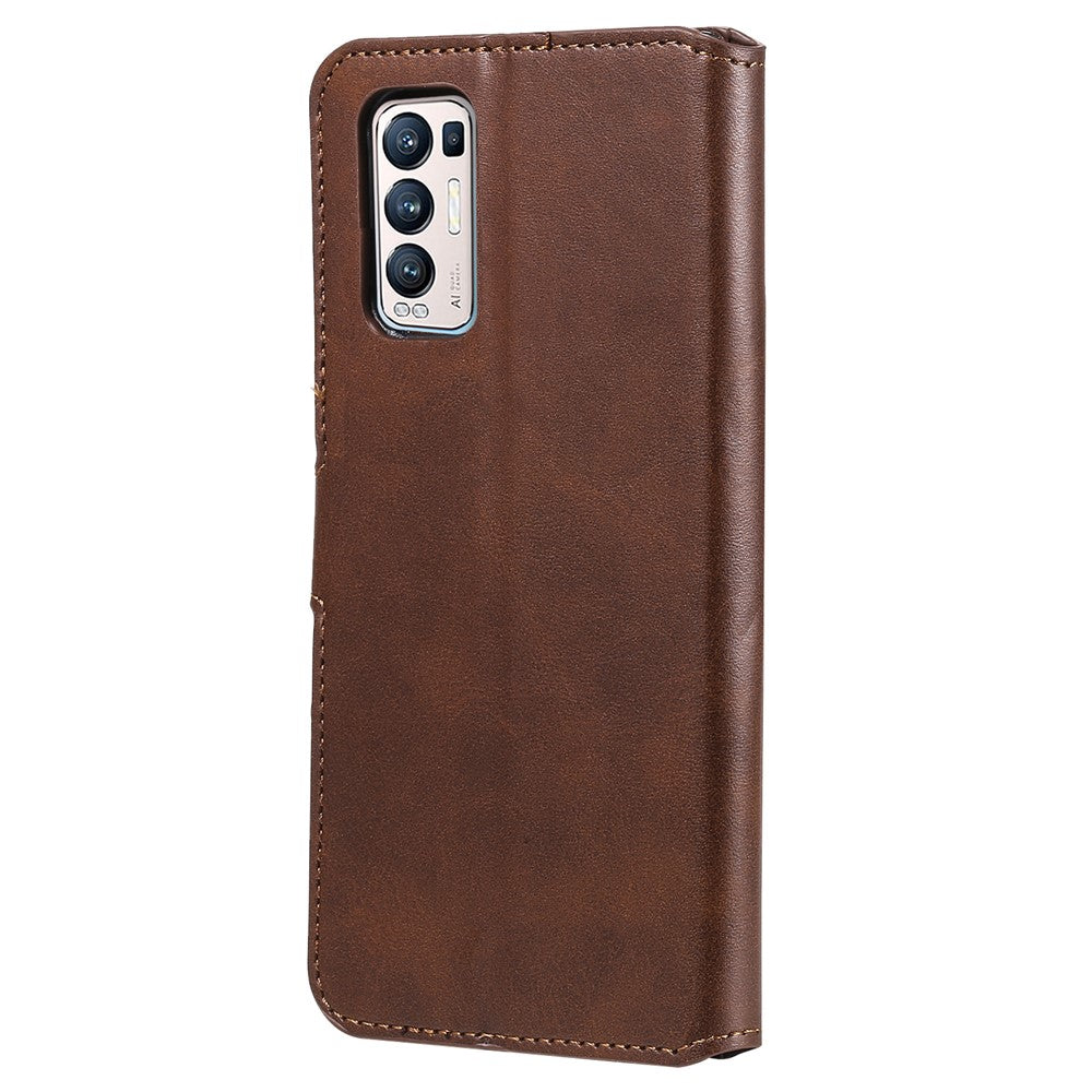 Wallet Stand Flip Leather Phone Case for Oppo Reno5 Pro+ 5G / Find X3 Neo