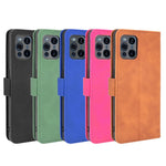 Skin-touch Feeling Leather Wallet Case Phone Cover with Supporting Stand for Oppo Find X3 Pro / Find X3