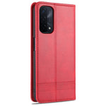 AZNS För Oppo A93 5G/A74 5G mobilskal PU-läder mobilskydd Magnetiskt Absorberande Vikbart Stativ Flipfodral med Plånbok