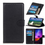 Litchi Skin Leather Full-Protection Phone Shell Case  Cover with Wallet Stand for Oppo A93 5G / A54 5G / A74 5G