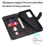 Zipper Pocket Full-Protection Leather Wallet Stand Phone Case Shell for Oppo Reno5 Pro+ 5G/Find X3 Neo
