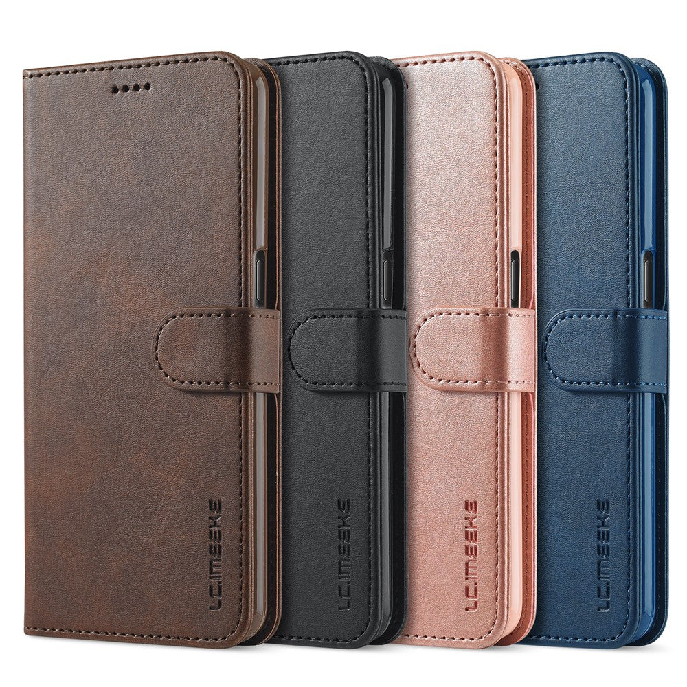 LC.IMEEKE til Oppo A74 5G/A93 5G/A54 5G Praktisk Pung-stativ Design Læder Mobiltelefon Cover