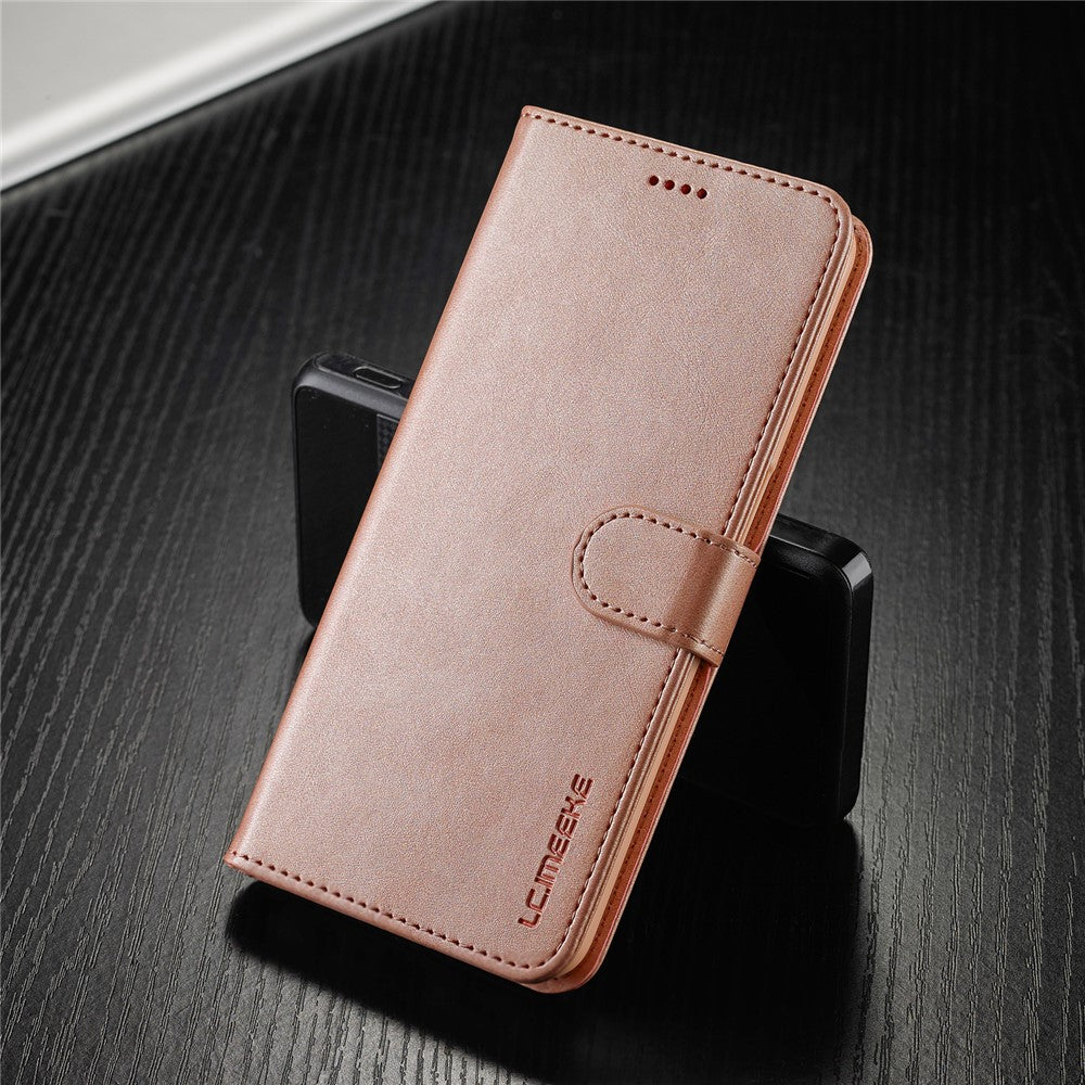 LC.IMEEKE til Oppo A74 5G/A93 5G/A54 5G Praktisk Pung-stativ Design Læder Mobiltelefon Cover