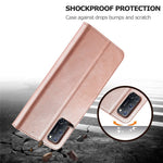 LC.IMEEKE til Oppo A74 5G/A93 5G/A54 5G Praktisk Pung-stativ Design Læder Mobiltelefon Cover