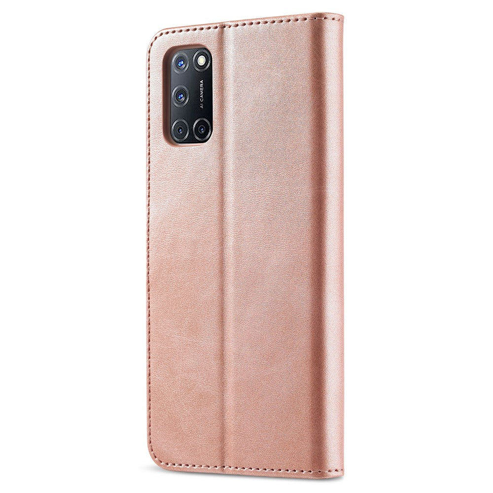 LC.IMEEKE til Oppo A74 5G/A93 5G/A54 5G Praktisk Pung-stativ Design Læder Mobiltelefon Cover