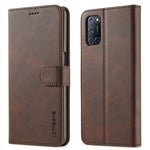 LC.IMEEKE til Oppo A74 5G/A93 5G/A54 5G Praktisk Pung-stativ Design Læder Mobiltelefon Cover