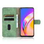 Pung-telefoncover med støttefod og "skin-touch"-overflade til Oppo F19 Pro+ 5G / A94 5G