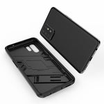 Foldable Kickstand Design PC + TPU Hybrid Phone Protection Case Cover for Oppo Reno5 Z 5G
