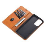 AZNS Auto-absorbed Magnet Well-Protected Full Protection Leather Stand Mobile Shell Case for Oppo A94 5G/A95 5G