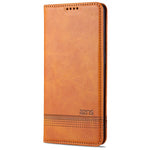 AZNS Auto-absorbed Magnet Well-Protected Full Protection Leather Stand Mobile Shell Case for Oppo A94 5G/A95 5G